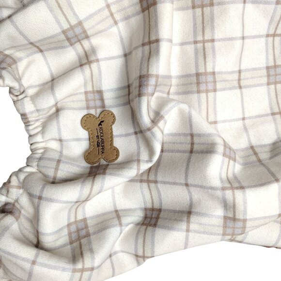 Koolaburra By UGG Xander Large Dog Pajamas With Brown Plaid Design - Picture 9 of 9